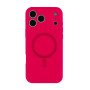 Чохол Glow Silicone Case Full Camera with Magsafe для iPhone 17 Pro hot pink