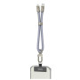 Кабель - брелок USB Hoco GH5 Type-C to Lightning PD20W 0.22m, Blue