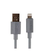 USB кабель Hoco X107 Lightning 2.4A 1m, Grey