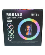 Кольцевая Лампа RGB MJ30 30cm, Black