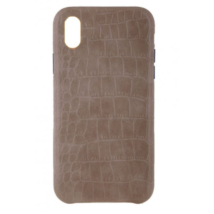 Чохол-накладка Leather Croc Case для Apple iPhone XR