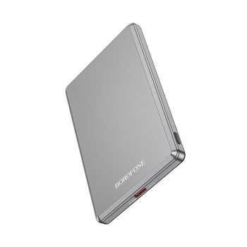 Портативна батарея Power Bank Borofone BJ50 Leader PD20W magnetic wireless charging 5000mAh, Gray