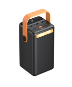 Портативна батарея Power Bank XO PR168 with carrying handle, emergency lighting QC22.5W/PD20W 50000 mAh, Black