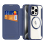 Чехол - книжка Dux Ducis Skin X Pro with MagSafe для iPhone 15 Pro Max blue