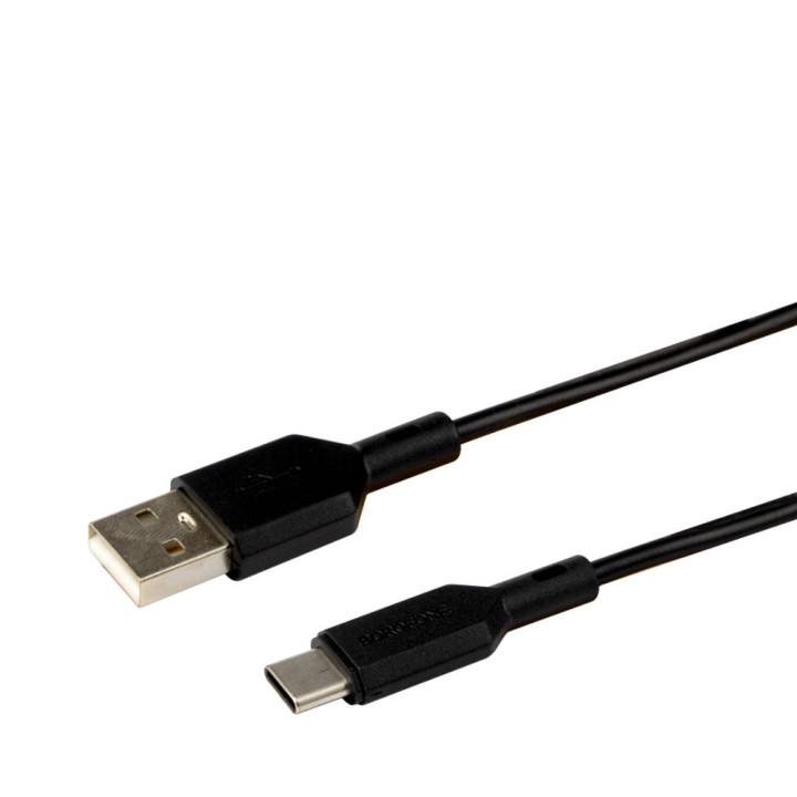 Data-кабель USB Borofone BX70 Type-C 3A 1м, Black