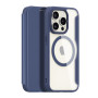 Чехол - книжка Dux Ducis Skin X Pro with MagSafe для iPhone 15 Pro Max blue