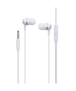 Проводные вакуумные наушники Borofone BM36 Acura, White