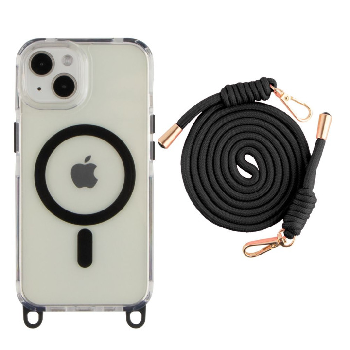 Чохол TPU+PC LanyardCase with MagSafe для iPhone 16