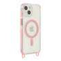 Чохол TPU+PC LanyardCase with MagSafe для iPhone 16 fluorescent green