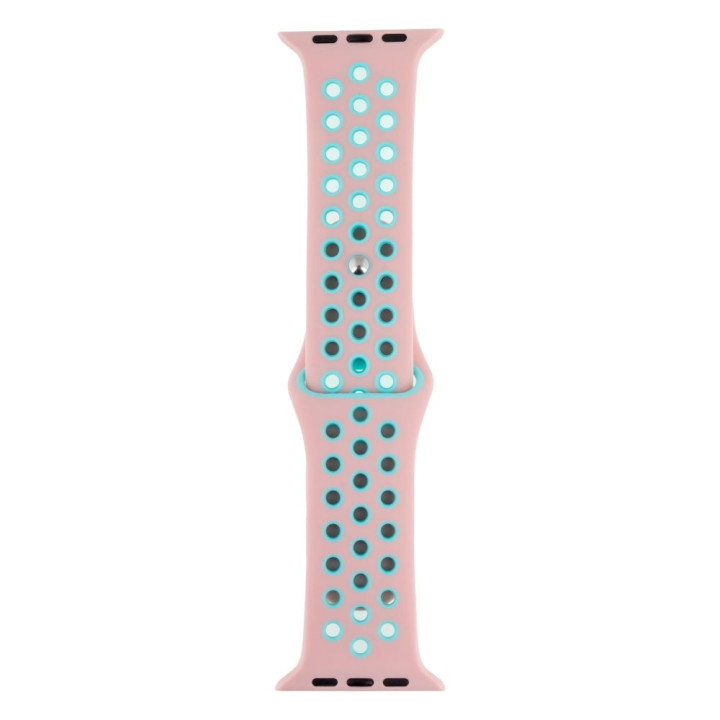 Ремінець Silicone Nike для Apple Watch 42/44mm + Protect Case, 20, Pink Turquoise
