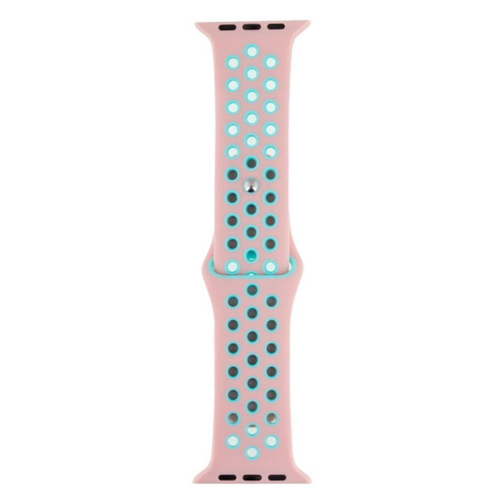 Ремешок Silicone Nike для Apple Watch 42 / 44mm + Protect Case, 20, Pink Turquoise