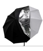 Фотозонт Світловідбивний Smart Case S37 33" Двосторонній, Black-White-Silver
