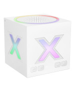 Портативна Bluetooth колонка Borofone BR101 з LED підсвічуванням 1200mAh, White
