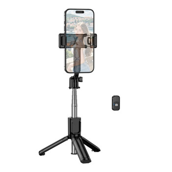 Монопод - штатив для селфі Borofone BY14 Mini 120mAh, Black
