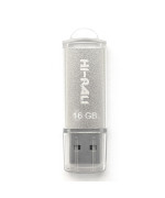 USB флешка Flash Drive Hi-Rali Rocket 16gb, Steel