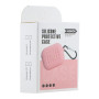 Чехол-футляр для наушников Silicone Fashion Case with Hook для Airpods 3, Pink