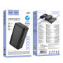 Внешний аккумулятор Power Bank Hoco J165B 2USB / Type-C / micro-USB 10W 30000mAh, Black