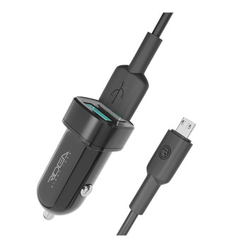 Автомобільний зарядний пристрій Ridea RCC-21112 Grand Micro 2USB 2.4 A, Black
