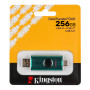 USB флеш-накопичувач Kingston DT DuoG2 USB / Type-C 256GB, Black-Green