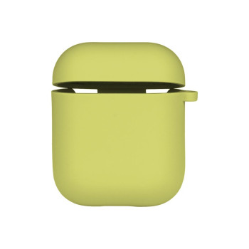 Чохол Silicone Case with microfibra для Airpods 1 / 2, 41.Flash