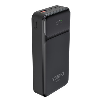 Внешний аккумулятор Power Bank YOKI MaxCap YK-PMC2021 USB QC3.0 22.5W / Type-C PD20W 20000mAh, Black