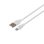 Автомобільний зарядний пристрій Borofone BZ14 2.4A cable USB to Lightning, White