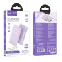 Портативна мобільна батарея Power Bank Hoco Q22 Taurus 22.5W / PD20W magnetic digital display 10000mAh, Purple