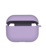 Чехол Silicone Case with microfibra для Airpods Pro 2, Elegant purple