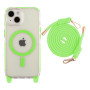 Чохол TPU+PC LanyardCase with MagSafe для iPhone 16 fluorescent green
