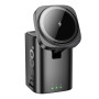 Бездротовий Зарядний Пристрій Hoco CQ20 3-in-1 15W Magnetic (iWatch), Black