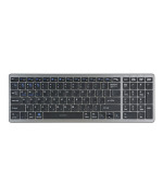 Беспроводная bluetooth клавиатура JEQANG JB-387 2.4G, Gray
