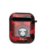 Чехол-футляр для наушников Apple Airpods Glossy Brand, Aape Red