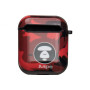 Чохол-футляр для навушників Apple Airpods Glossy Brand, Aape Red