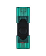 USB флеш-накопитель Kingston DT DuoG2 USB / Type-C 256GB, Black-Green
