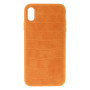 Чехол-накладка Leather Croc Case для Apple iPhone XS Max