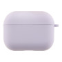 Чехол - футляр Silicone Case with microfibra для Airpods Pro 3, Elegant purple