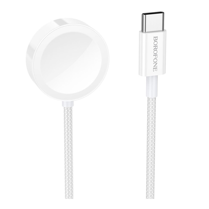 Беспроводное Зарядное Устройство Borofone BQ37 для iWatch / SAM, White