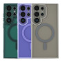 Чохол TPU+PC Magnetic Matte Camera Lens with Magsafe для Samsung Galaxy S24 FE 5G