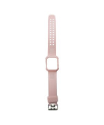 Ремінець Silicone Shine для Apple Watch 40/41 mm + Protect Case, Pink