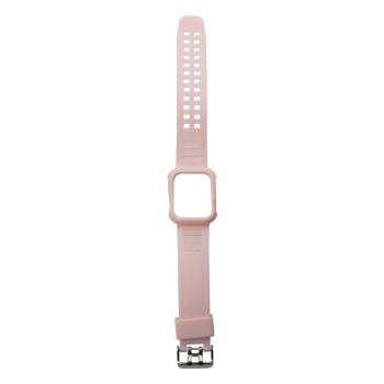 Ремешок Silicone Shine для Apple Watch 40/41 mm + Protect Case, Pink