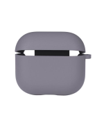 Чохол-футляр для навушників Silicone Case with microfibra для Samsung Buds FE / Buds 2 / Buds 2 Pro / Buds Live, Lavender grey