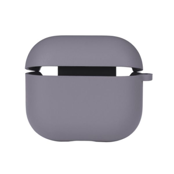 Чехол-футляр для наушников Silicone Case with microfibra для Samsung Buds FE / Buds 2 / Buds 2 Pro / Buds Live, Lavender grey
