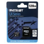 Карта Пам'яті Patriot LX Series MicroSDXC (UHS-1) 128Gb 10 Class & Adapter, Black