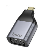 Перехідник Hoco UA34 Type-C to VGA 2K 60HZ, Gray