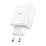 Сетевое зарядное устройство Hoco C126A Pure PD40W QC3.0 3A (2Type-C / 1Type-A), White