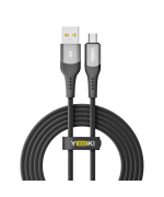 Data - кабель YOKI SOLID YK-SO15 USB to micro-USB 2m, Black