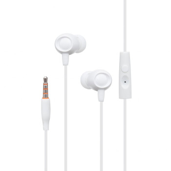 Проводные вакуумные наушники Celebrat FLY-1, White