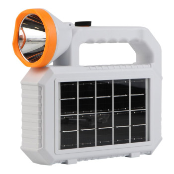 Мультифункциональный ручной фонарь XO YH05 3000 mAh с солнечной панелью, White