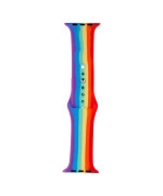 Ремешок Silicone One-Piece Size-S для Apple Watch 42 / 44mm, Rainbow