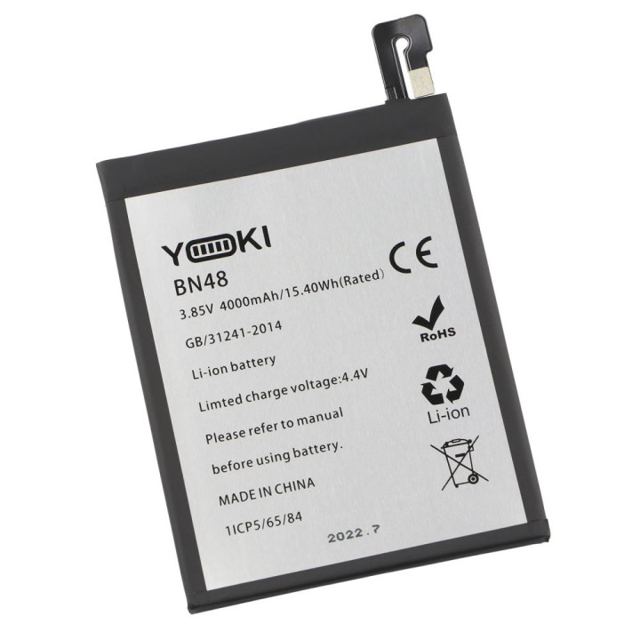 Акумулятор Yoki BN48 для Xiaomi Redmi Note 6 Pro Euro 4000mAh
